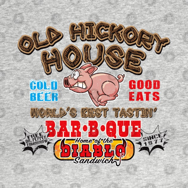 Old Hickory House BBQ Smokey and the Bandit by Alema Art